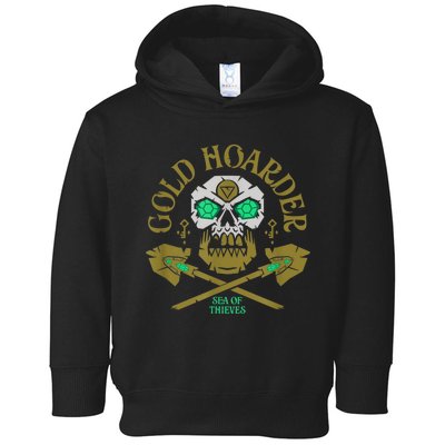 Sea Of Thieves Gold Hoarder Emerald Skull Crossed Spades Toddler Hoodie