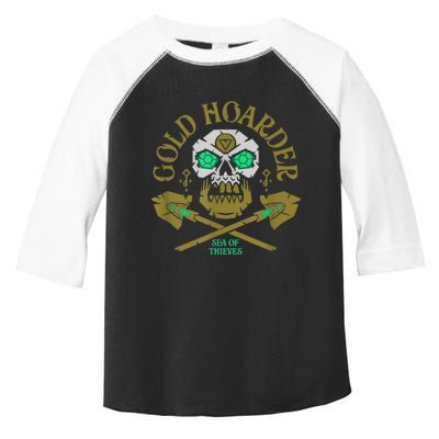 Sea Of Thieves Gold Hoarder Emerald Skull Crossed Spades Toddler Fine Jersey T-Shirt