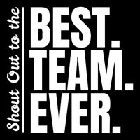 Shout Out To Best Team Ever Employee Appreciation Team 7-Panel Snapback Hat