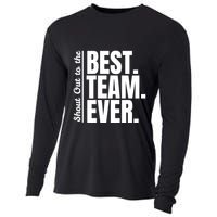 Shout Out To Best Team Ever Employee Appreciation Team Cooling Performance Long Sleeve Crew