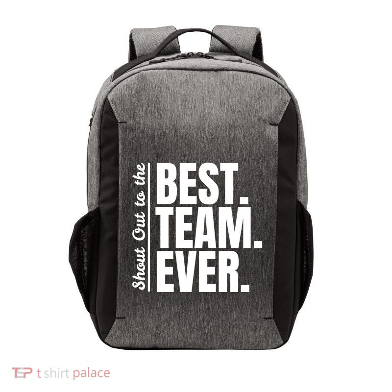 Shout Out To Best Team Ever Employee Appreciation Team Vector Backpack