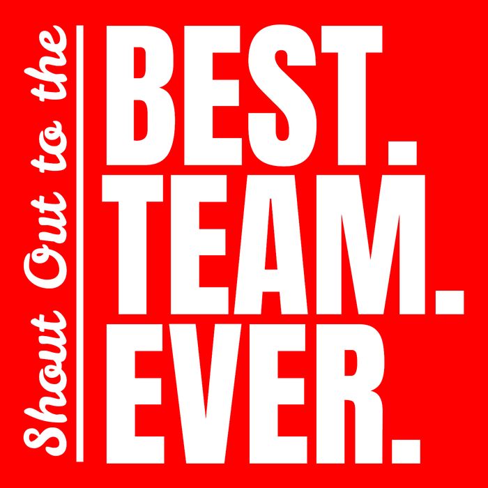 Shout Out To Best Team Ever Employee Appreciation Team Flatbill Hat