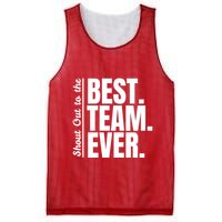 Shout Out To Best Team Ever Employee Appreciation Team Mesh Reversible Basketball Jersey Tank