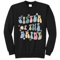 Sister of the Bride Wedding Bridal Party Word on Back Sweatshirt