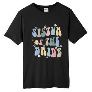 Sister of the Bride Wedding Bridal Party Word on Back Tall Fusion ChromaSoft Performance T-Shirt