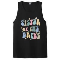 Sister of the Bride Wedding Bridal Party Word on Back PosiCharge Competitor Tank