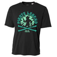 Sea Of Thieves Pirate Sunset Legend Crossed Bones Cooling Performance Crew T-Shirt