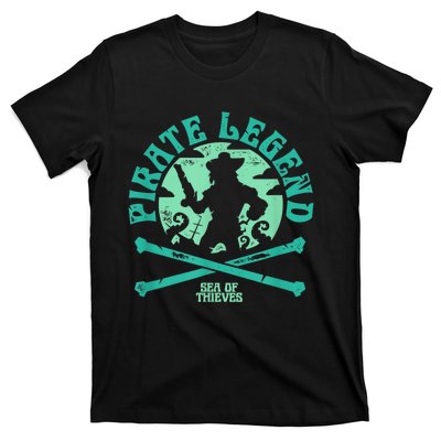 Sea Of Thieves Pirate Sunset Legend Crossed Bones T-Shirt