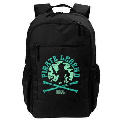 Sea Of Thieves Pirate Sunset Legend Crossed Bones Daily Commute Backpack