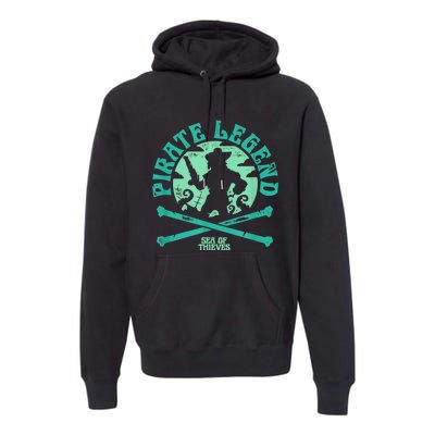 Sea Of Thieves Pirate Sunset Legend Crossed Bones Premium Hoodie