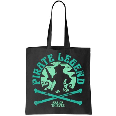 Sea Of Thieves Pirate Sunset Legend Crossed Bones Tote Bag