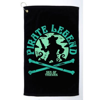 Sea Of Thieves Pirate Sunset Legend Crossed Bones Platinum Collection Golf Towel