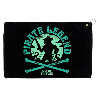 Sea Of Thieves Pirate Sunset Legend Crossed Bones Grommeted Golf Towel