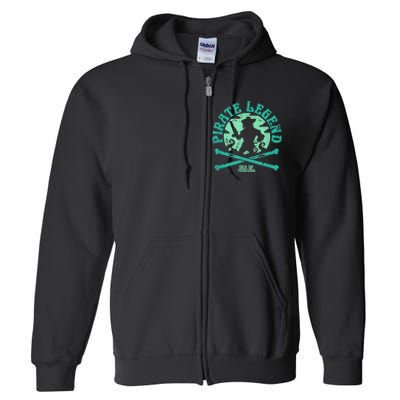 Sea Of Thieves Pirate Sunset Legend Crossed Bones Full Zip Hoodie