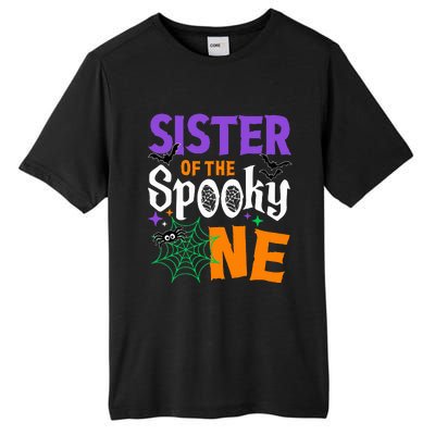 Sister Of The Spooky One Halloween 1st Birthday Tall Fusion ChromaSoft Performance T-Shirt