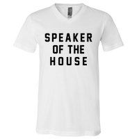 Speaker Of The House Shirt Funny Political Parody V-Neck T-Shirt