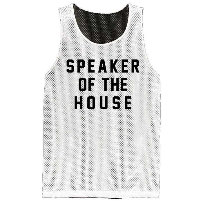 Speaker Of The House Shirt Funny Political Parody Mesh Reversible Basketball Jersey Tank