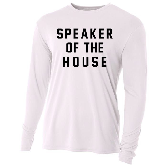 Speaker Of The House Shirt Funny Political Parody Cooling Performance Long Sleeve Crew