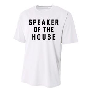 Speaker Of The House Shirt Funny Political Parody Performance Sprint T-Shirt