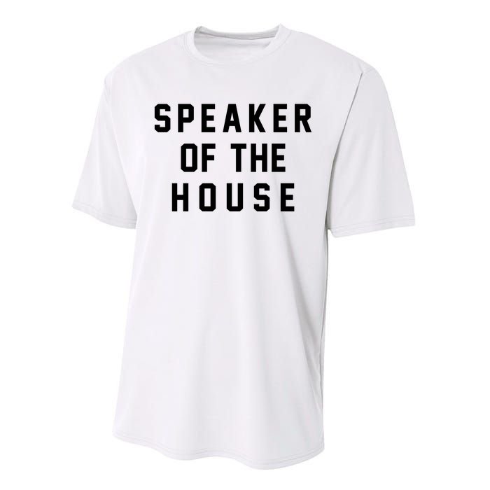 Speaker Of The House Shirt Funny Political Parody Performance Sprint T-Shirt