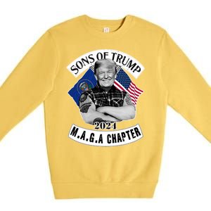 Sons Of Trump 2024 M.A.G.A Chapter MAGA Premium Crewneck Sweatshirt