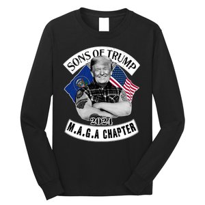 Sons Of Trump 2024 M.A.G.A Chapter MAGA Long Sleeve Shirt