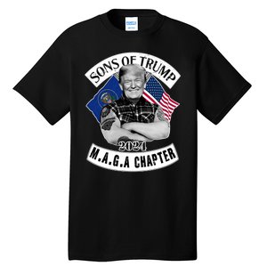 Sons Of Trump 2024 M.A.G.A Chapter MAGA Tall T-Shirt