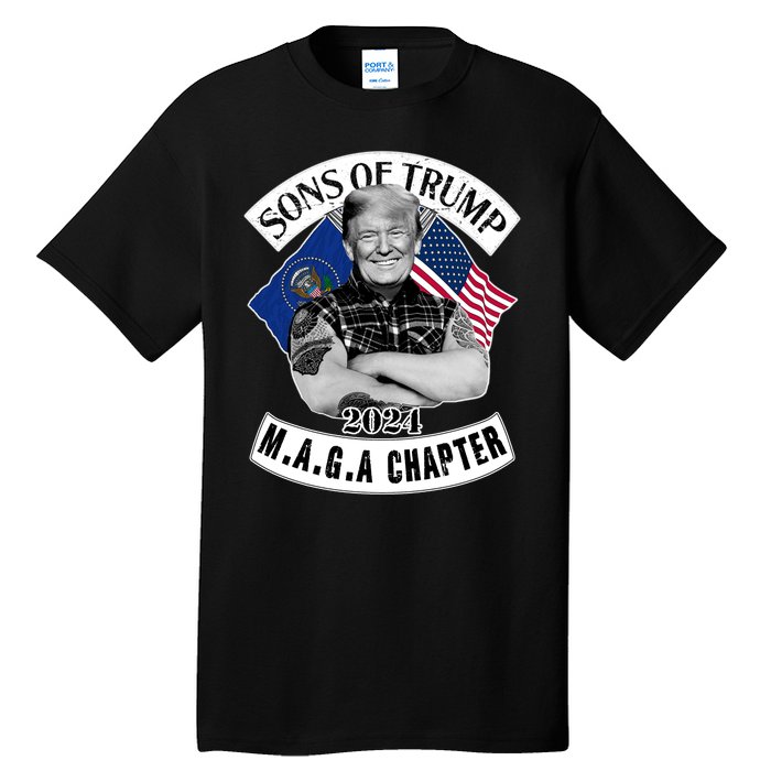 Sons Of Trump 2024 M.A.G.A Chapter MAGA Tall T-Shirt