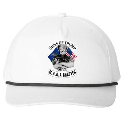 Sons Of Trump 2024 M.A.G.A Chapter MAGA Snapback Five-Panel Rope Hat