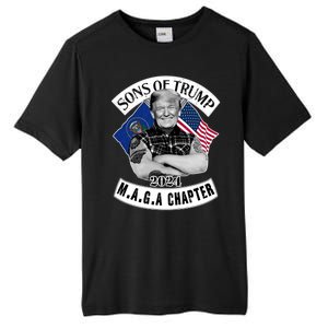 Sons Of Trump 2024 M.A.G.A Chapter MAGA Tall Fusion ChromaSoft Performance T-Shirt