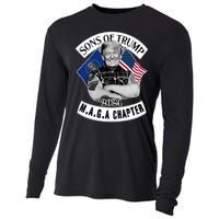 Sons Of Trump 2024 M.A.G.A Chapter MAGA Cooling Performance Long Sleeve Crew