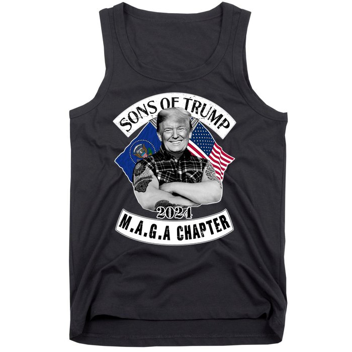 Sons Of Trump 2024 M.A.G.A Chapter MAGA Tank Top