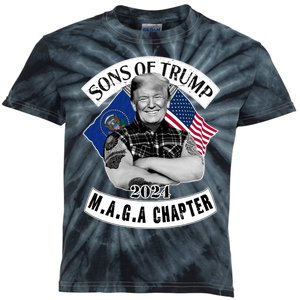 Sons Of Trump 2024 M.A.G.A Chapter MAGA Kids Tie-Dye T-Shirt