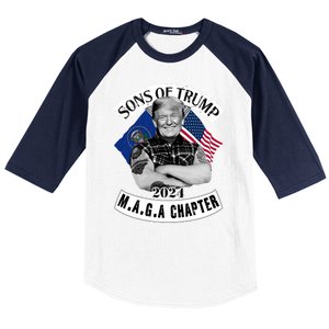 Sons Of Trump 2024 M.A.G.A Chapter MAGA Baseball Sleeve Shirt