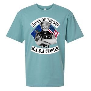 Sons Of Trump 2024 M.A.G.A Chapter MAGA Sueded Cloud Jersey T-Shirt