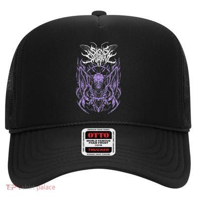 Signs Of The Swarms Band High Crown Mesh Back Trucker Hat