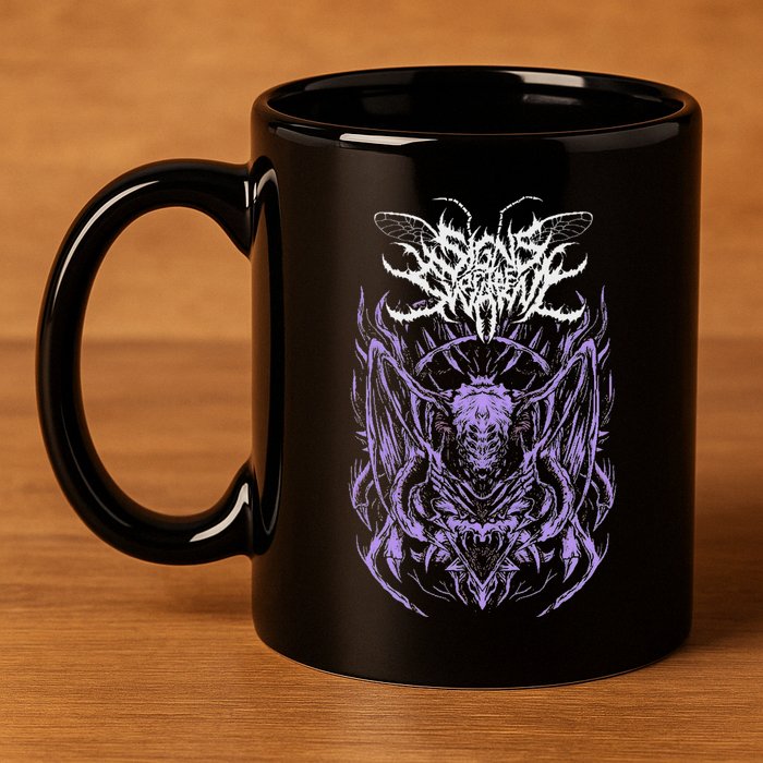 Signs Of The Swarms Band 11oz C Handle Ceramic Mug