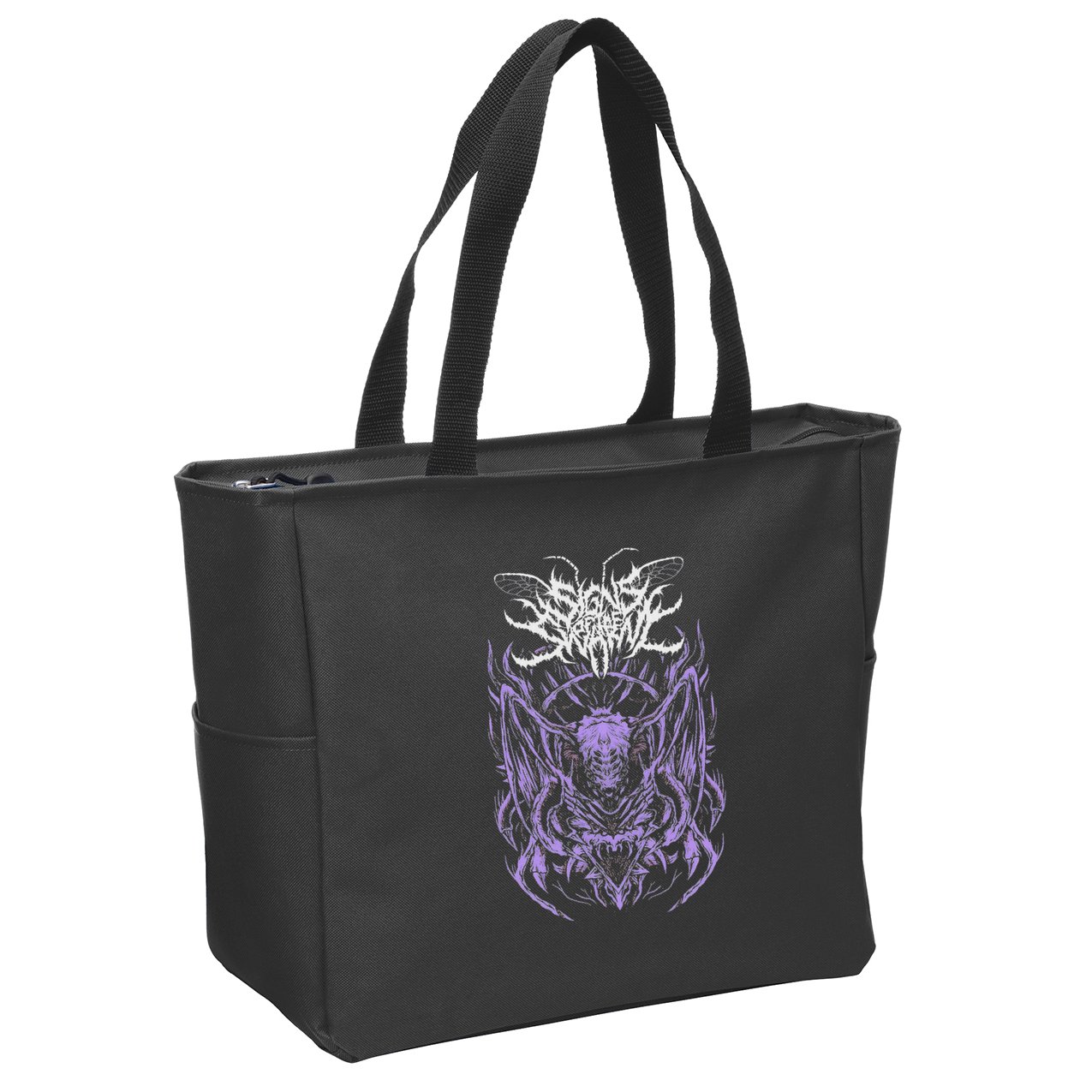 Signs Of The Swarms Band Zip Tote Bag
