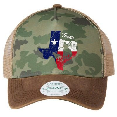 State Of Texas Flag Map Distressed Native Texan Tx Legacy Tie Dye Trucker Hat