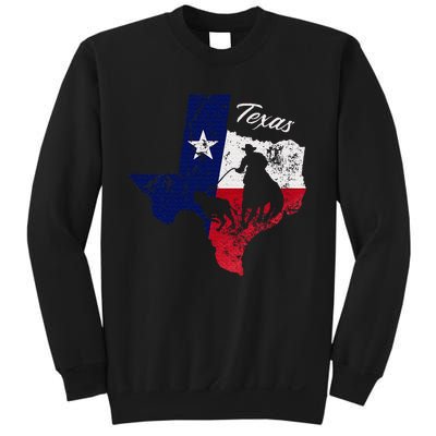 State Of Texas Flag Map Distressed Native Texan Tx Sweatshirt