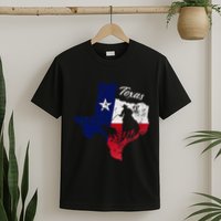 State Of Texas Flag Map Distressed Native Texan Tx T-Shirt