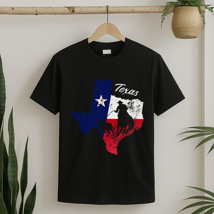 State Of Texas Flag Map Distressed Native Texan Tx T-Shirt