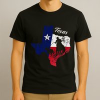 State Of Texas Flag Map Distressed Native Texan Tx T-Shirt