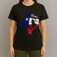 State Of Texas Flag Map Distressed Native Texan Tx T-Shirt