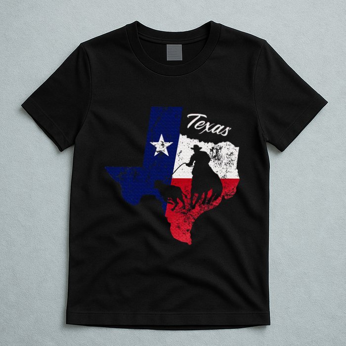 State Of Texas Flag Map Distressed Native Texan Tx T-Shirt