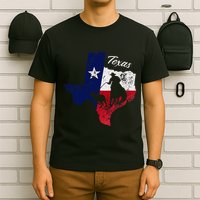 State Of Texas Flag Map Distressed Native Texan Tx T-Shirt