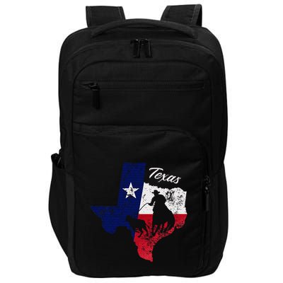 State Of Texas Flag Map Distressed Native Texan Tx Impact Tech Backpack