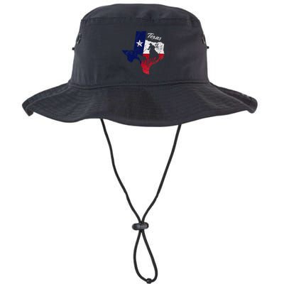State Of Texas Flag Map Distressed Native Texan Tx Bucket Hat