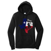 State Of Texas Flag Map Distressed Native Texan Tx Women's Pullover Hoodie