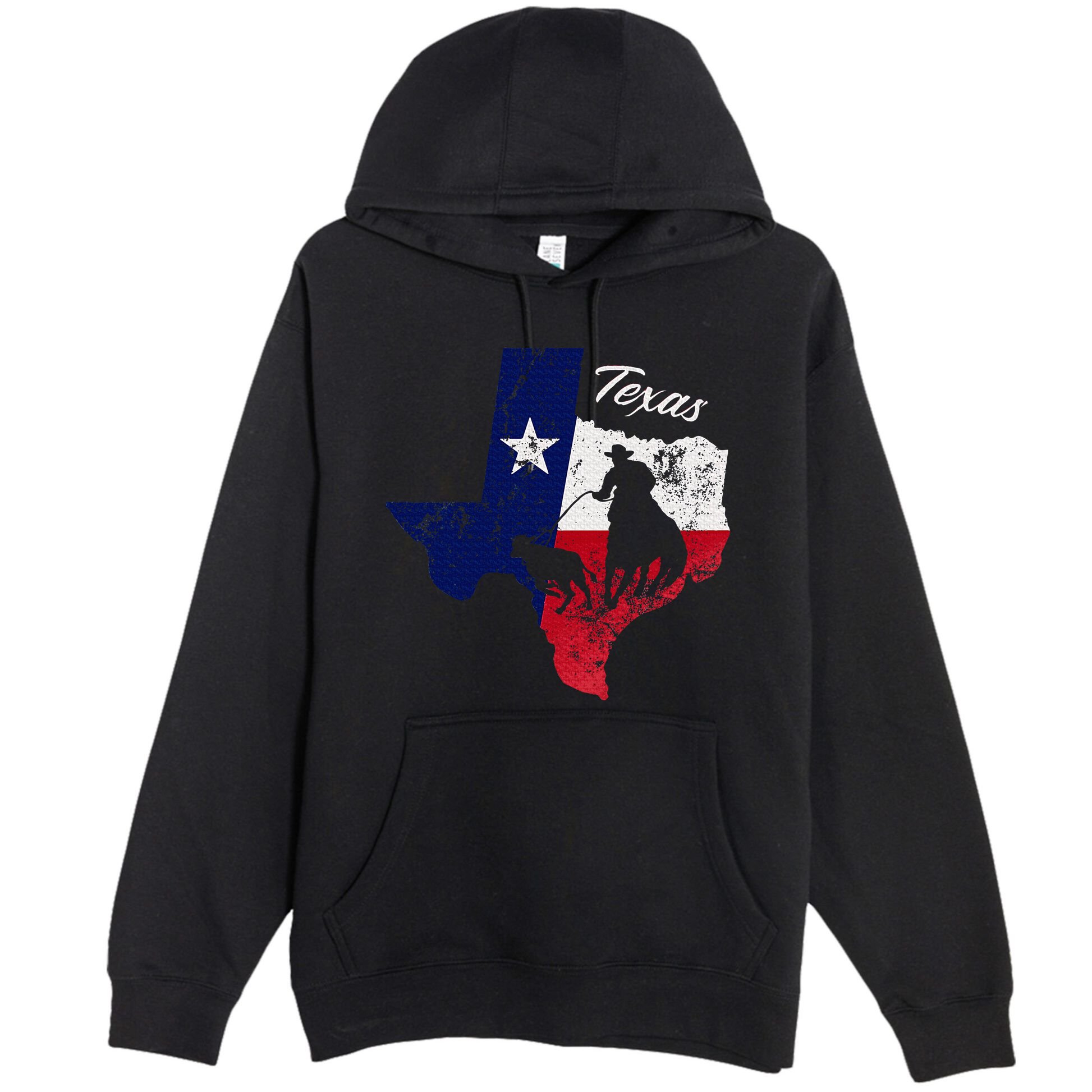 State Of Texas Flag Map Distressed Native Texan Tx Premium Pullover Hoodie